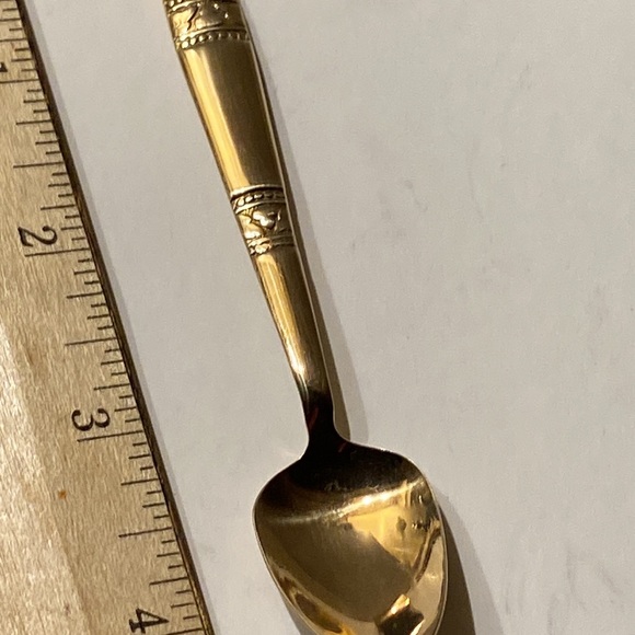Vintage Siam Brass and Wood Serving Fork and Spoon - Picture 11 of 12